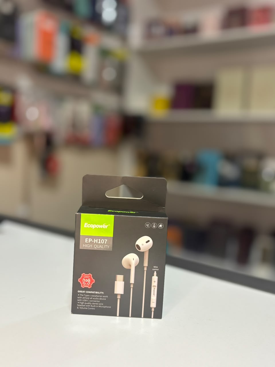 Auricular con Cable Tipo C Ecopower