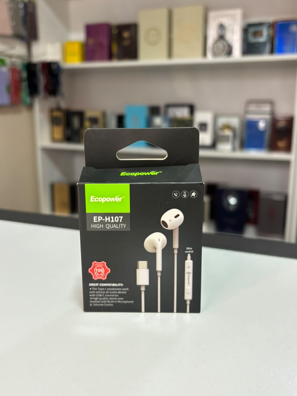 Auricular con Cable para iPhone Ecopower